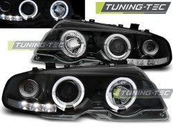 HEADLIGHTS ANGEL EYES BLACK fits BMW E46 04.99-03.03 COUPE