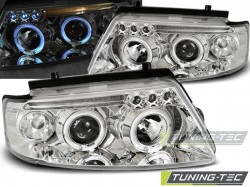 HEADLIGHTS ANGEL EYES CHROME fits VW PASSAT B5 3B 11.96-08.00