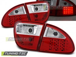 LED TAIL LIGHTS RED WHITE fits SEAT LEON 04.99-08.04