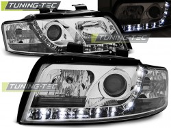 HEADLIGHTS DAYLIGHT CHROME fits AUDI A4 10.00-10.04