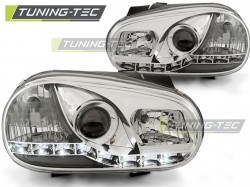 HEADLIGHTS DAYLIGHT CHROME fits VW GOLF 4 09.97-09.0