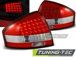 LED TAIL LIGHTS RED WHITE fits AUDI A6 97-04