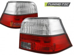 TAIL LIGHTS RED WHITE fits VW GOLF 4 09.97-09.03