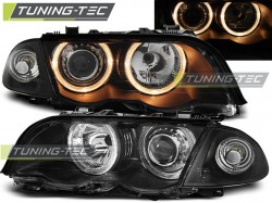 HEADLIGHTS ANGEL EYES BLACK fits BMW E46 05.98-08.01 S/T