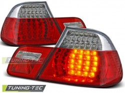 LED TAIL LIGHTS RED WHITE fits BMW E46 04.99-03.03 COUPE