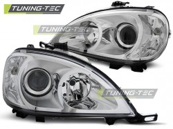 HEADLIGHTS CHROME fits MERCEDES W163 ML M-KLASA 03.98-08.01