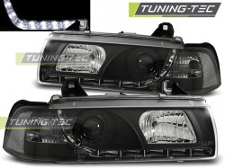 HEADLIGHTS DAYLIGHT BLACK fits BMW E36 12.90-08.99