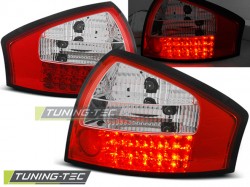 LED TAIL LIGHTS RED WHITE fits AUDI A6 05.97-05.04