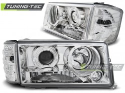 HEADLIGHTS CHROME fits MERCEDES W201/190 12.82-05.93