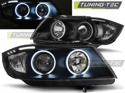 HEADLIGHTS ANGEL EYES CCFL BLACK fits BMW E90/E91 03.05-08.08