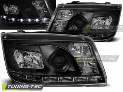 HEADLIGHTS DAYLIGHT BLACK fits VW BORA 09.98-05.05