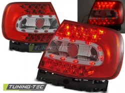 LED TAIL LIGHTS RED WHITE fits AUDI A4 B5 11.94-10.00