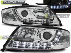 HEADLIGHTS DAYLIGHT CHROME fits AUDI A6 06.01-05.04