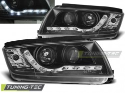 HEADLIGHTS DAYLIGHT BLACK fits SKODA FABIA 12.99-08