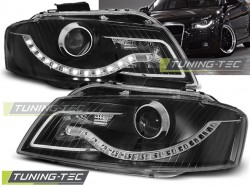 HEADLIGHTS DAYLIGHT BLACK fits AUDI A3 8P 05.03-03.08