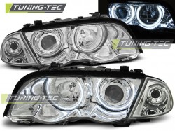 HEADLIGHTS ANGEL EYES CCFL CHROME fits BMW E46 05.98-08.01 S/T 