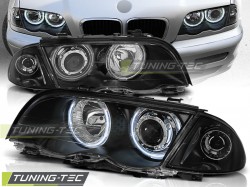 HEADLIGHTS ANGEL EYES CCFL BLACK fits BMW E46 05.98-08.01 S/T