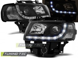 HEADLIGHTS DAYLIGHT BLACK fits VW T4 08.96-03.03 BUS