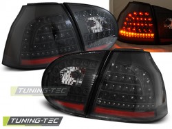 LED TAIL LIGHTS BLACK fits VW GOLF 5 10.03-09