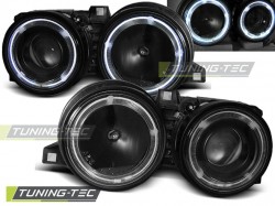 HEADLIGHTS ANGEL EYES BLACK fits BMW E30 11.82-06.94