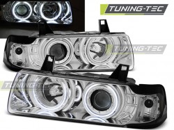 HEADLIGHTS ANGEL EYES CCFL CHROME fits BMW E36 12.90-08.99 C/C