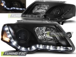 HEADLIGHTS DAYLIGHT BLACK fits VW PASSAT B6 3C 03.05-10