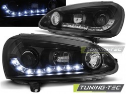 HEADLIGHTS DAYLIGHT BLACK fits VW GOLF 5