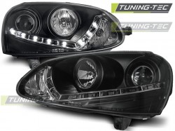 HEADLIGHTS DAYLIGHT BLACK fits VW GOLF 5 03-08