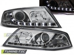 XENON HEADLIGHTS DAYLIGHT CHROME fits SKODA OCTAVIA 2 03.04-08