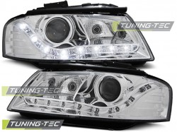 HEADLIGHTS DAYLIGHT CHROME fits AUDI A3 8P 05.03-03.08