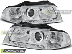 HEADLIGHTS CHROME fits AUDI A4 01.99-11.00