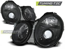 HEADLIGHTS BLACK fits MERCEDES W208 CLK 03.97-04.02