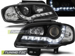 HEADLIGHTS DAYLIGHT BLACK fits SEAT IBIZA/CORDOBA 09.99-03.02