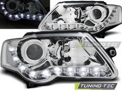 HEADLIGHTS DAYLIGHT CHROME fits VW PASSAT B6 3C 03.05-10