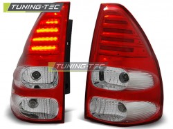 TOYOTA LAND CRUISER 120 03-09 RED WHITE LED