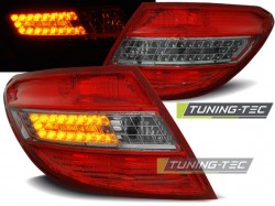 LED TAIL LIGHTS RED SMOKE fits MERCEDES C-KLASA W204 SEDAN 07-10