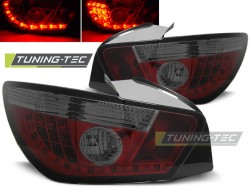 LED TAIL LIGHTS RED SMOKE fits SEAT IBIZA 6J 3D 06.08- 