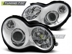 HEADLIGHTS CHROME fits MERCEDES W203 C-KLASA 07.00-03.04