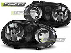 HEADLIGHTS BLACK fits VW GOLF 4 09.97-09.03