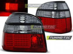 LED TAIL LIGHTS RED SMOKE fits VW GOLF 3 09.91-08.97