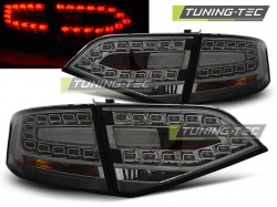 LED TAIL LIGHTS SMOKE fits AUDI A4 B8 08-11 SEDAN