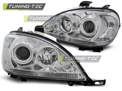 HEADLIGHTS CHROME fits MERCEDES W163 ML M-KLASA 03.98-08.01