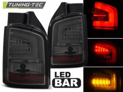 LED BAR TAIL LIGHTS SMOKE fits VW T5 04.03-09