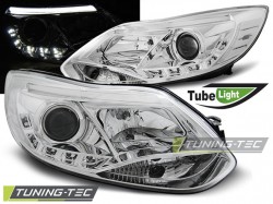 FORD FOCUS MK3 11- 10.14 TUBE LIGHTS CHROME