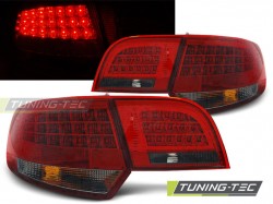 LED TAIL LIGHTS RED SMOKE fits AUDI A3 8P 04-08 SPORTBACK