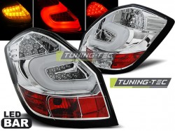 LED BAR TAIL LIGHTS CHROME fits SKODA FABIA II 07-06.14 