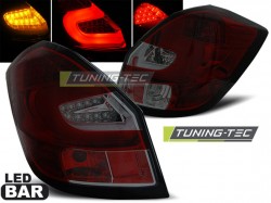 LED BAR TAIL LIGHTS RED SMOKE fits SKODA FABIA II 07- 06.14