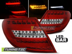 LED BAR TAIL LIGHTS RED WHIE fits MERCEDES C-KLASA W204 SEDAN 07-10