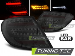 LED BAR TAIL LIGHTS SMOKE fits MERCEDES C-KLASA W204 SEDAN 07-10