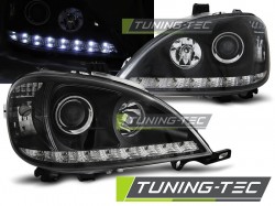 HEADLIGHTS DAYLIGHT BLACK fits MERCEDES W163 ML M-KLASA 09.01-05